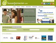 Tablet Screenshot of buscarformacion.com